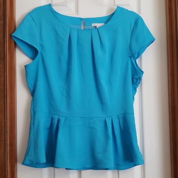 Loved New York & Company blue top - Picture 1 of 3